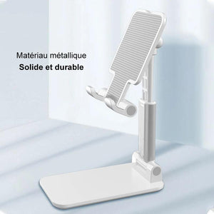 Support de Tablette/Téléphone Portable Réglable Ergonomique Pliable